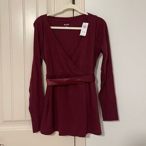 Hollister Wrap baby doll top